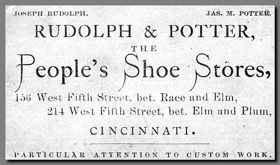 Potter's Original Business Card